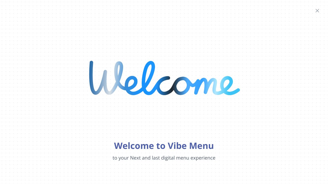 Vibe Menu