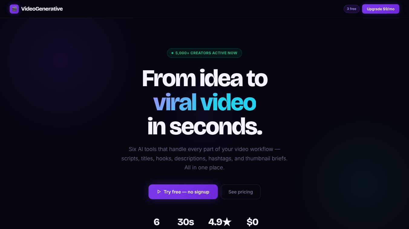 VideoGenerative