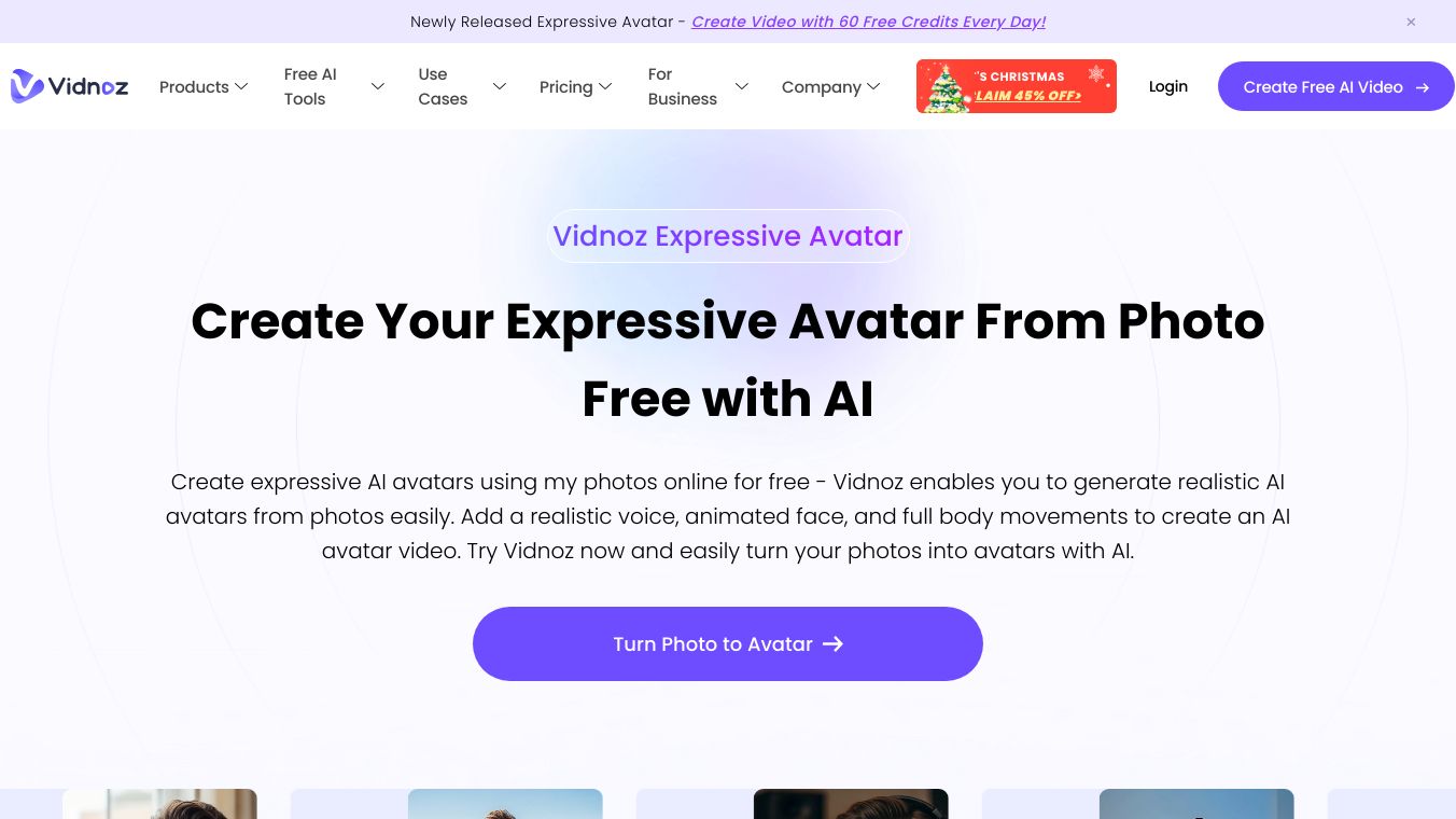 Vidnoz Expressive Avatar