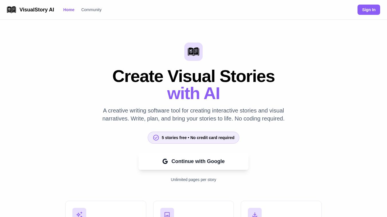 Visual Story AI