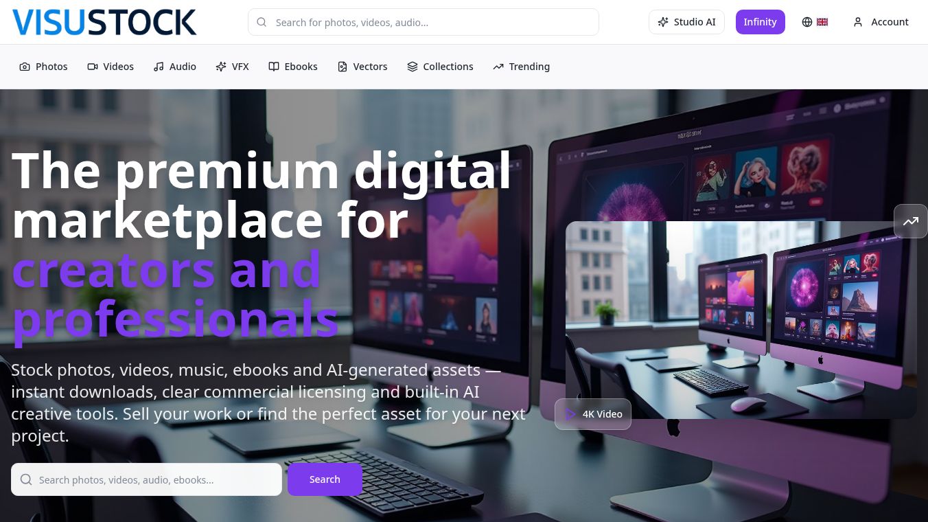 VisuStock Digital Asset Marketplace
