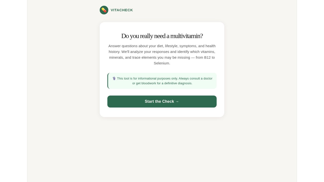 VitaCheck