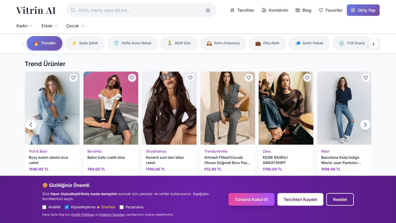 Vitrin AI - Hyper Personalized Fashion