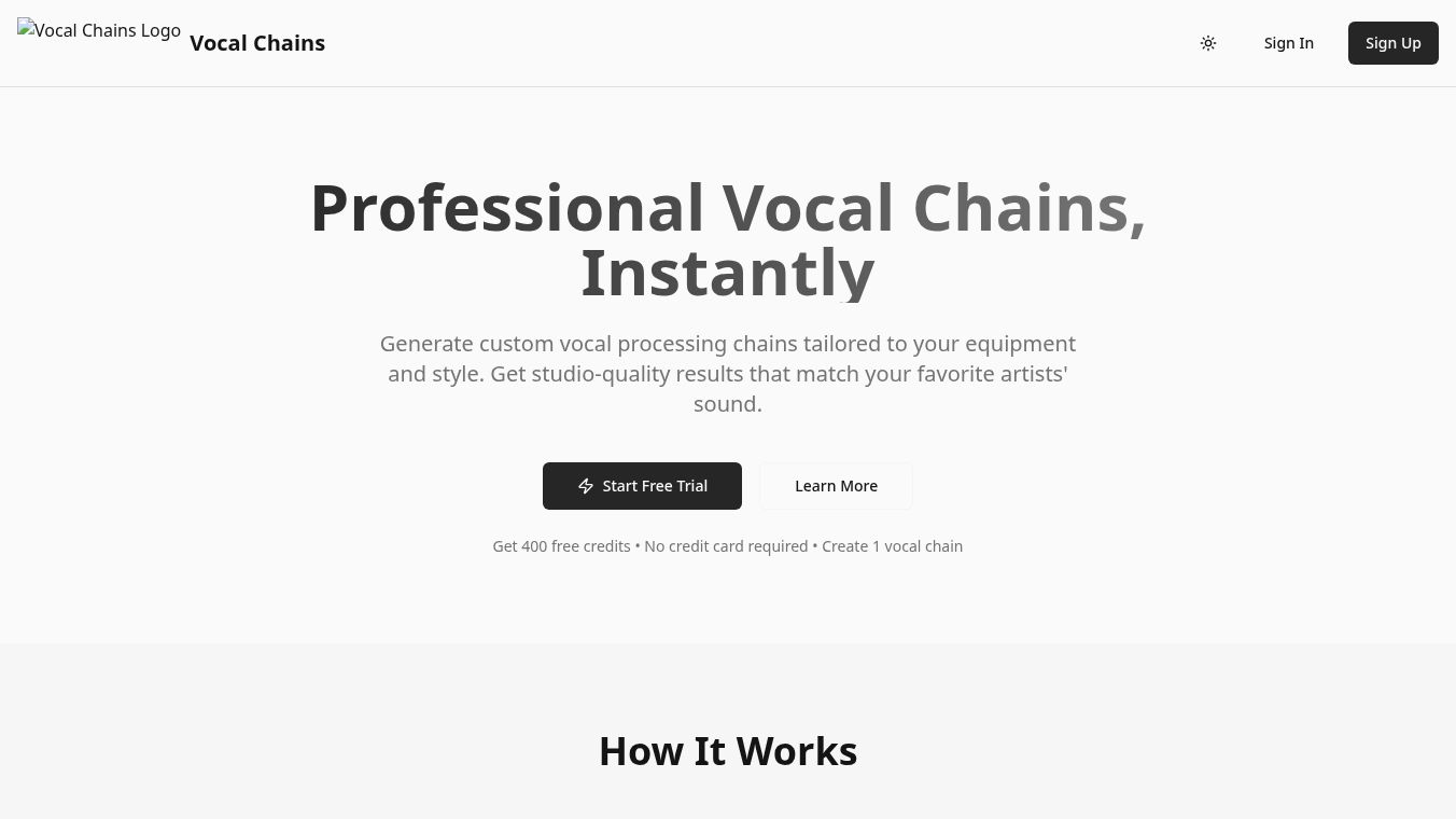 Vocal Chains