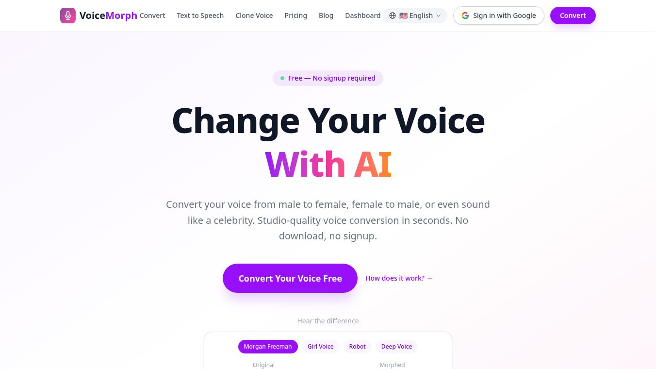 Voice Morph