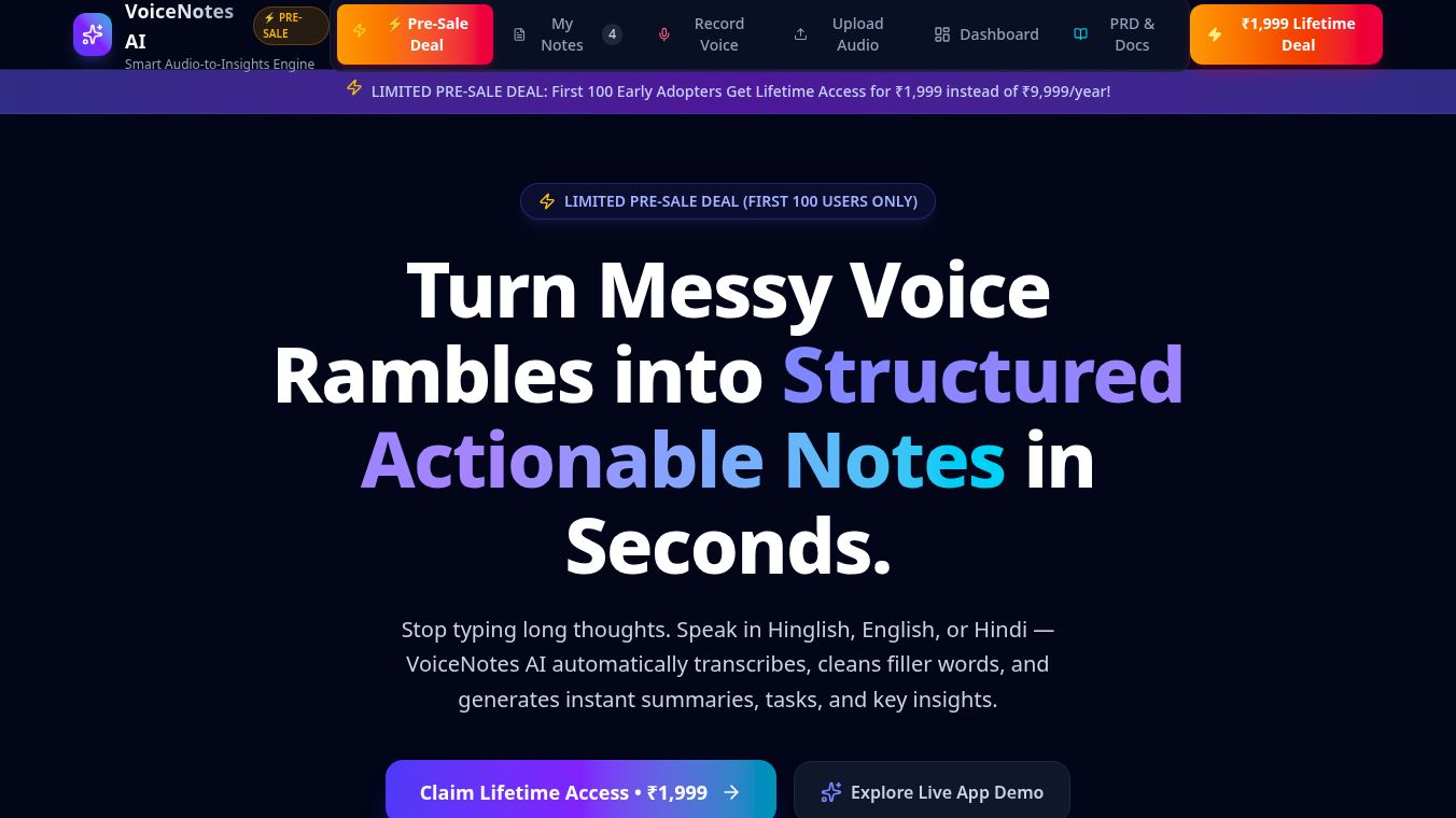 Voice note ai
