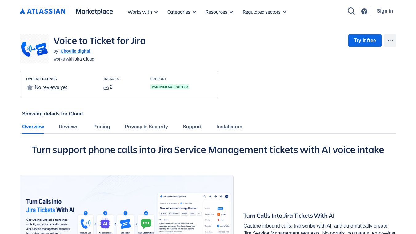Voice to Ticket for Jira