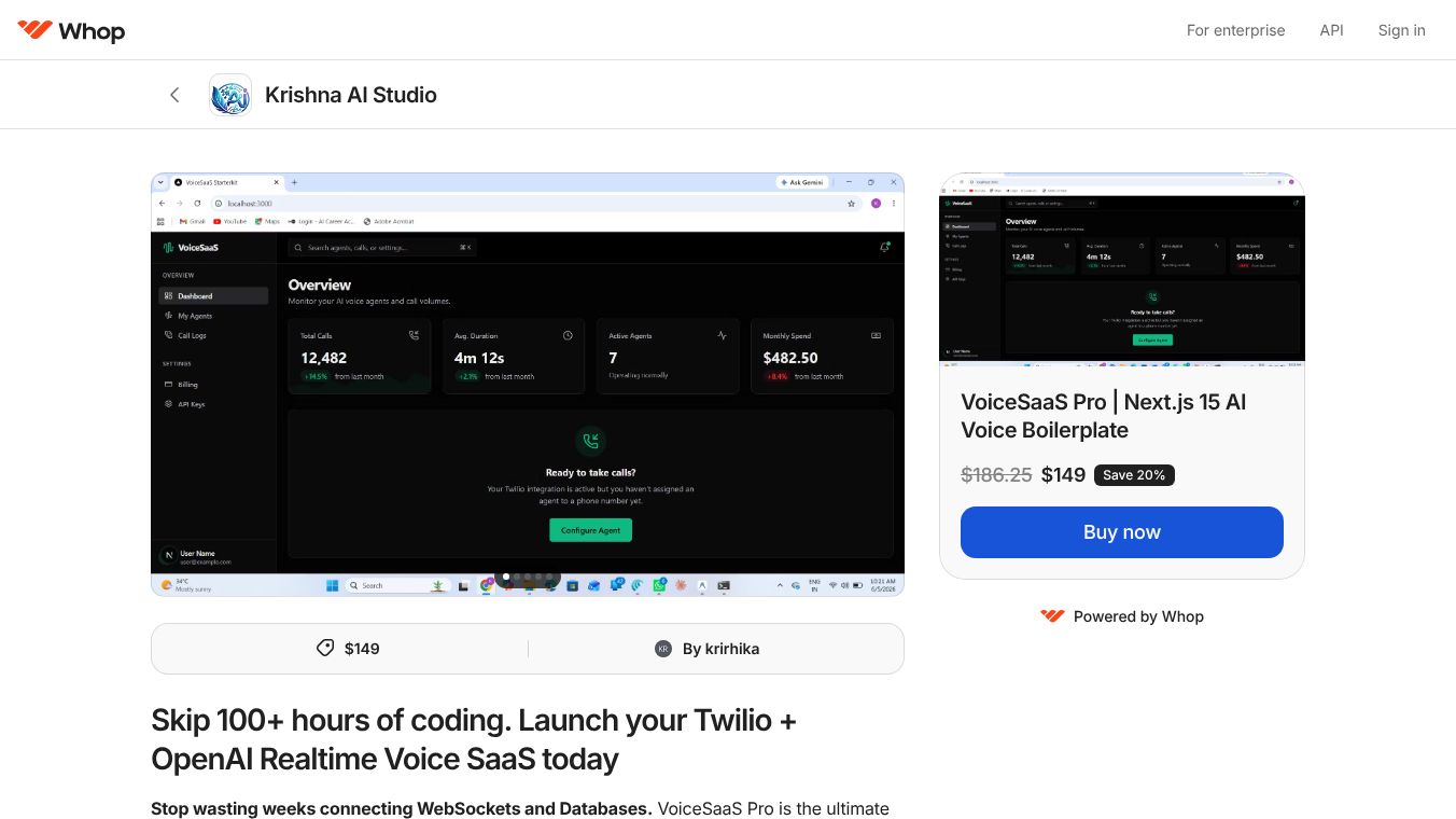 VoiceSaaS Pro
