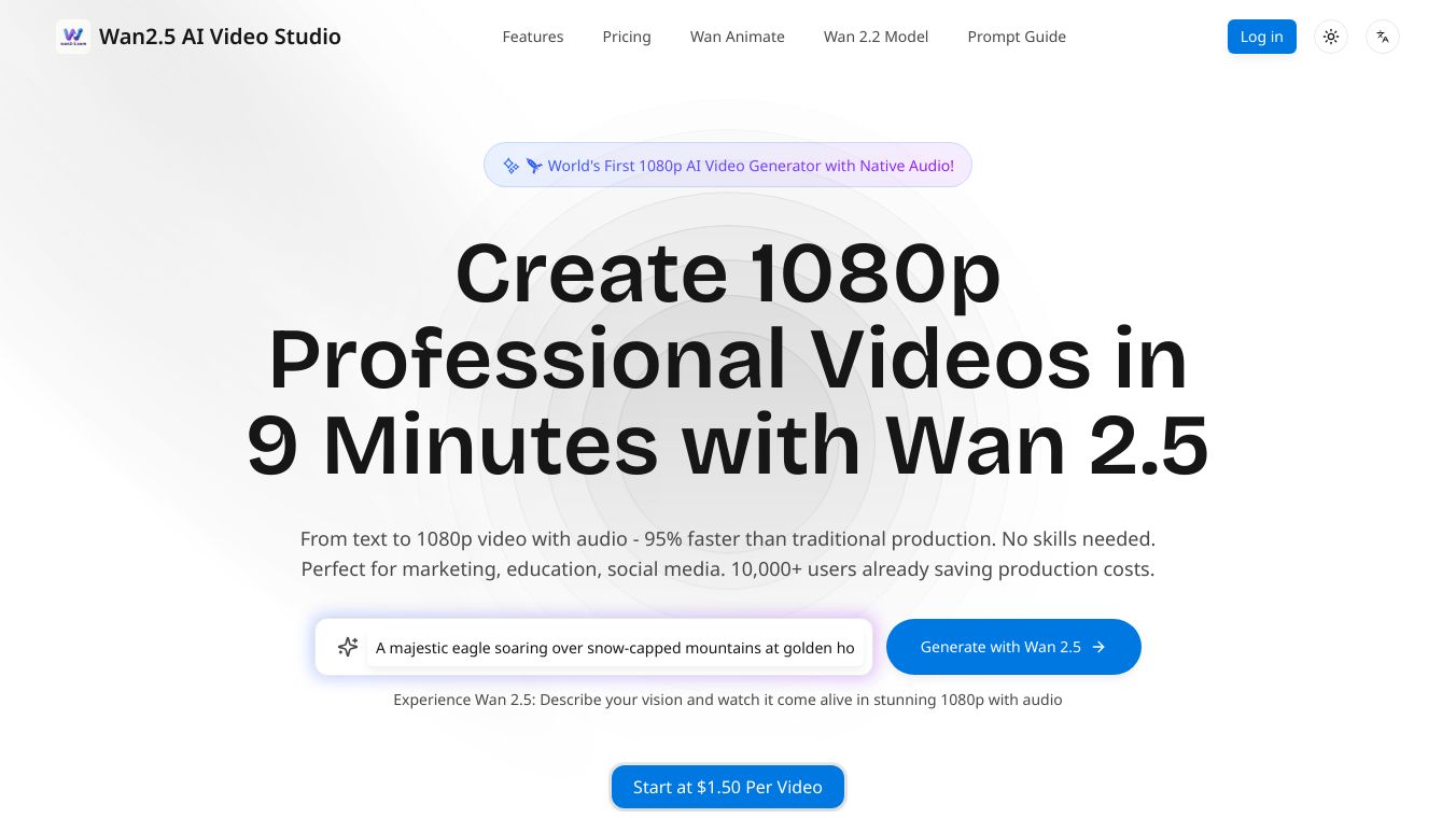 Wan2.5 AI Video Studio