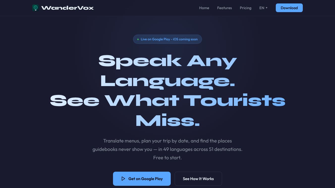 WanderVox Launch