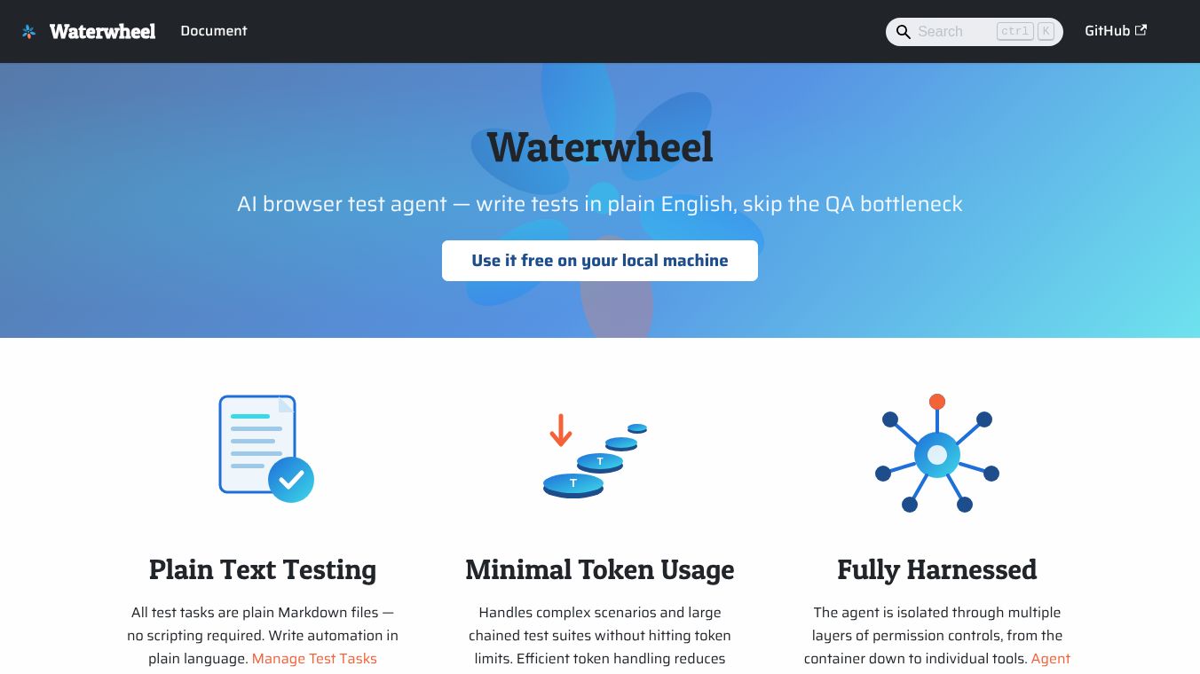 Waterwheel Agent