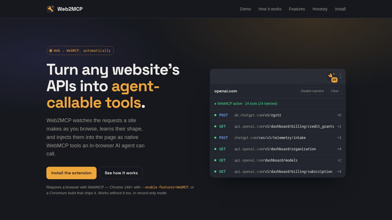Web2MCP