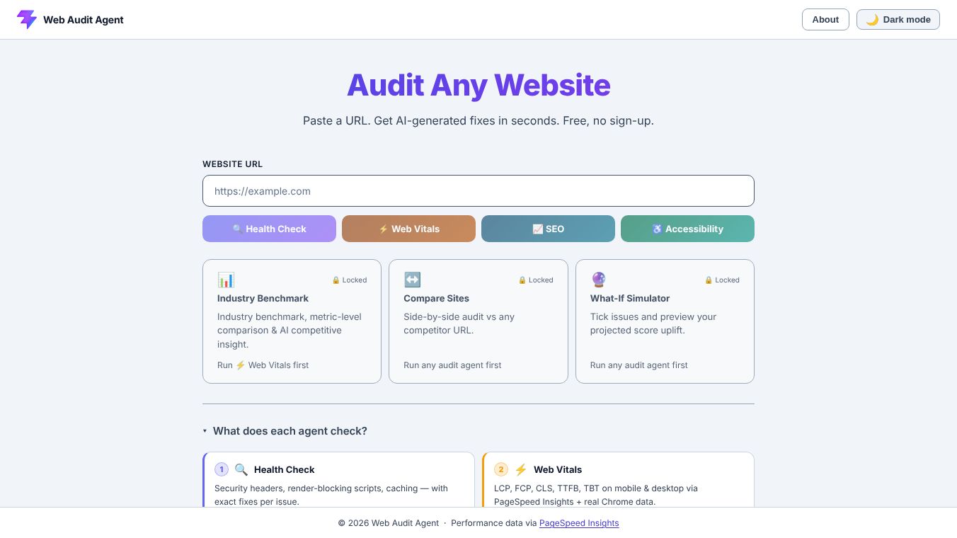 Web Audit Agent