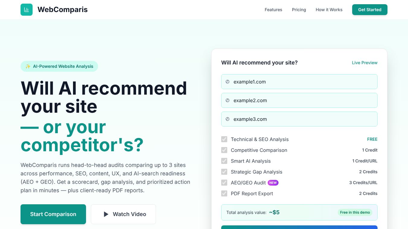 WebComparis - GEO/AEO
