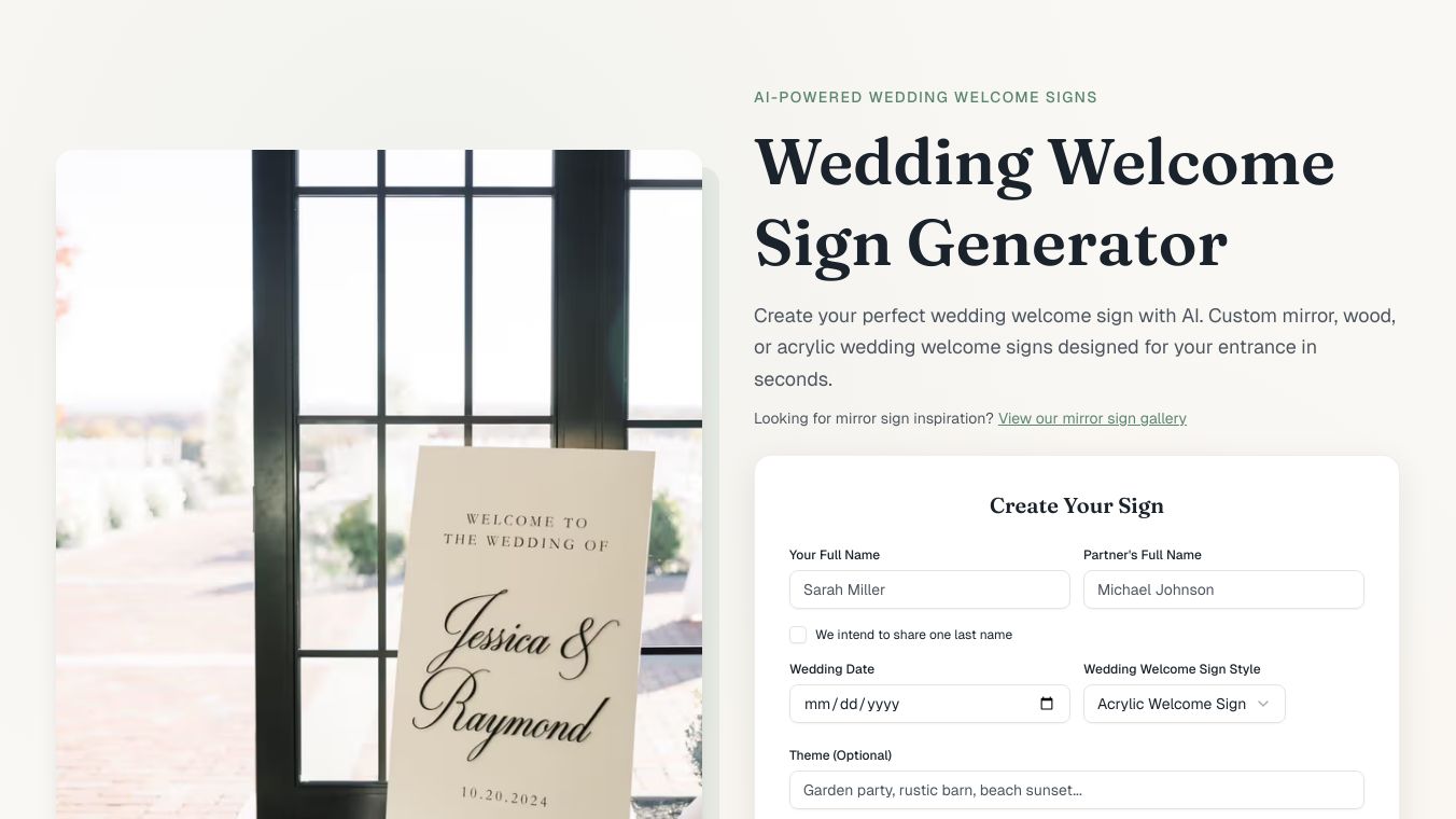 Wedding Welcome Signs