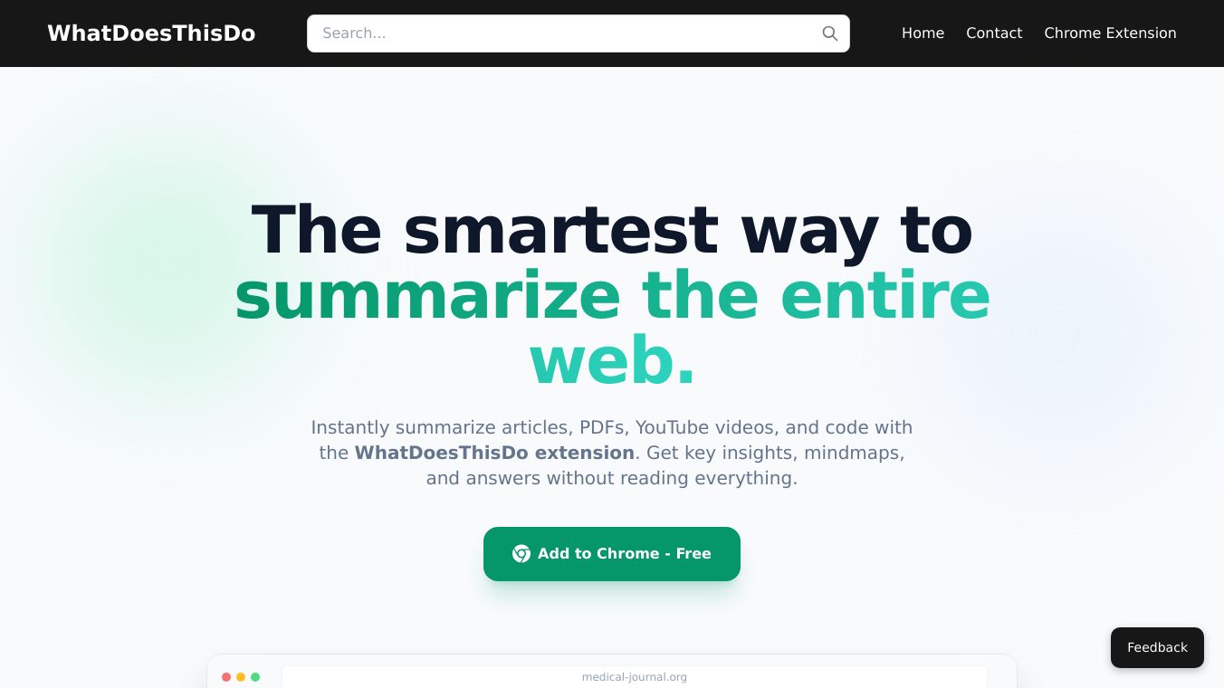 WhatDoesThisDo - Chrome Extension