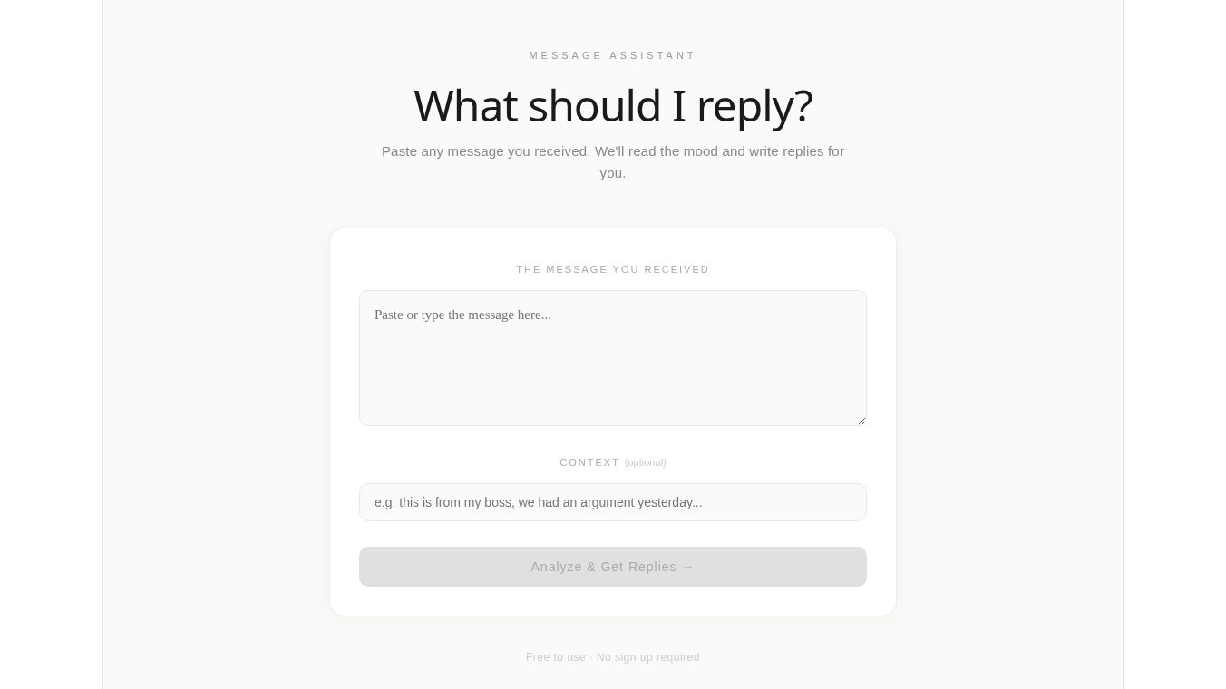 WhatToReply