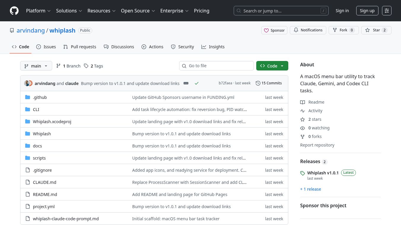 Whiplash — Agent Task Tracker