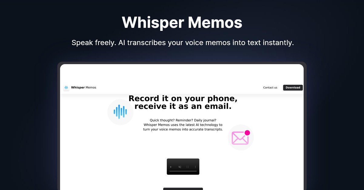 Whisper Memos