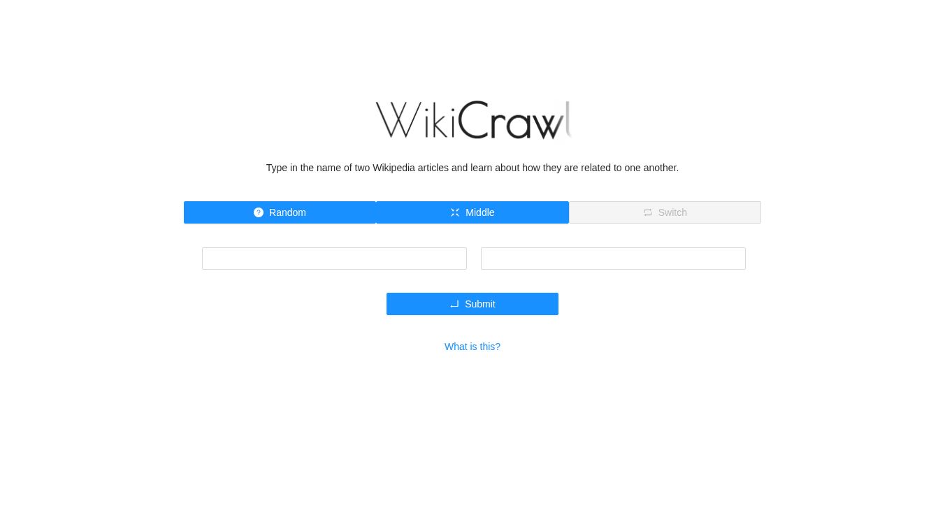 WikiCrawl
