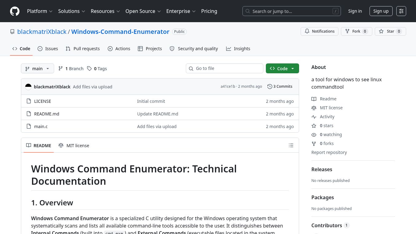 Windows-Command-Enumerator