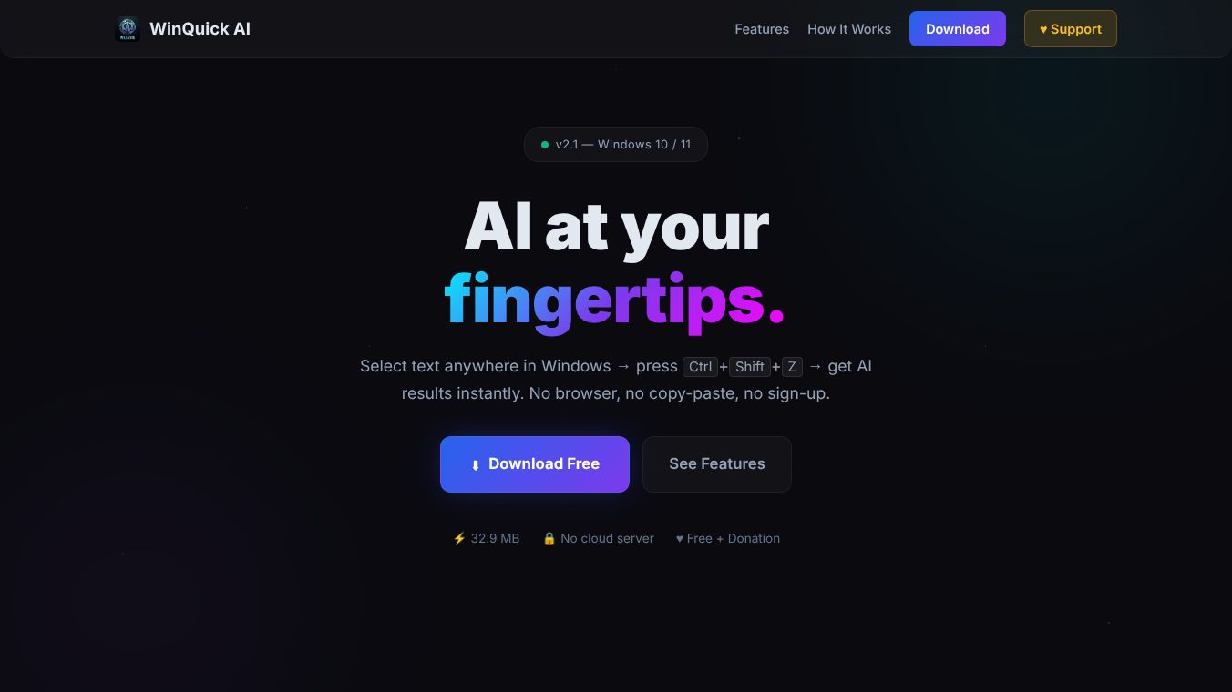 WinQuick AI