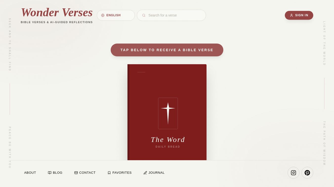Wonder Verses