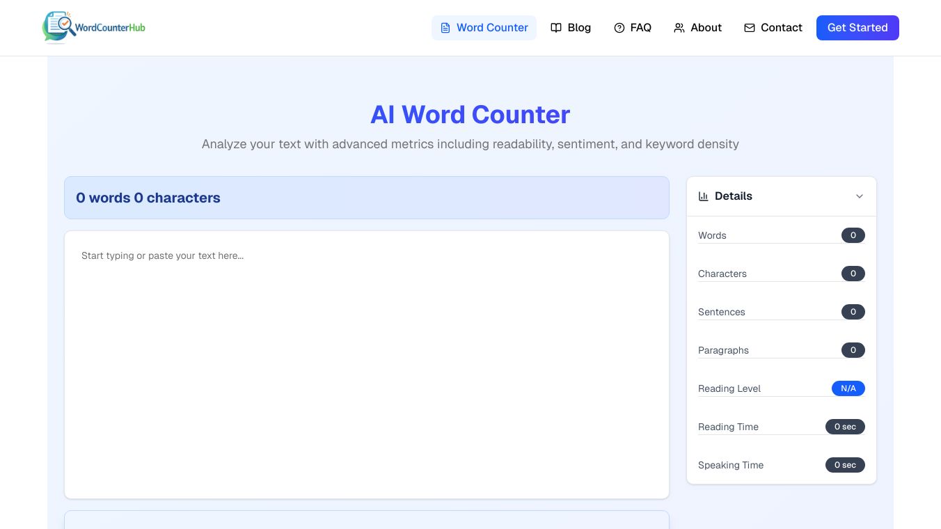 Word Counter Hub