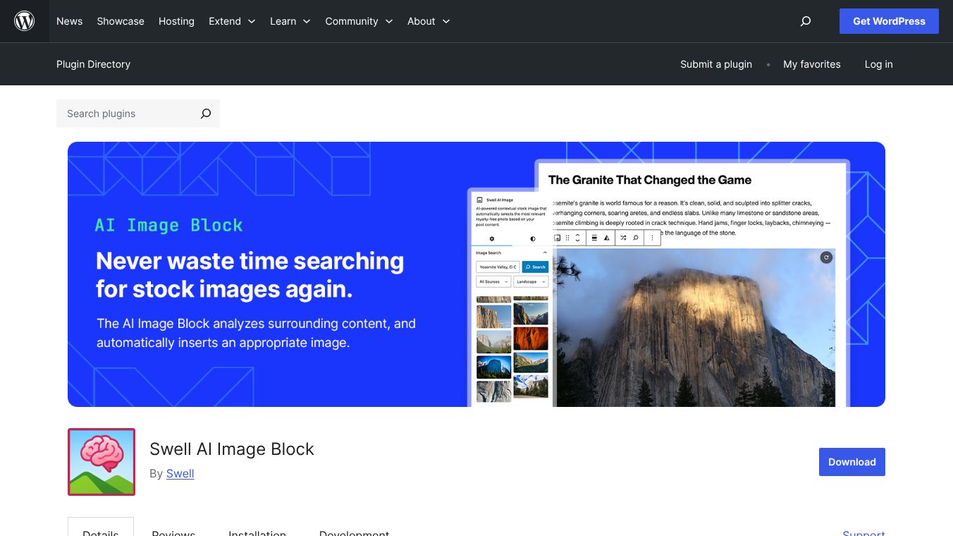 WordPress AI Image Block
