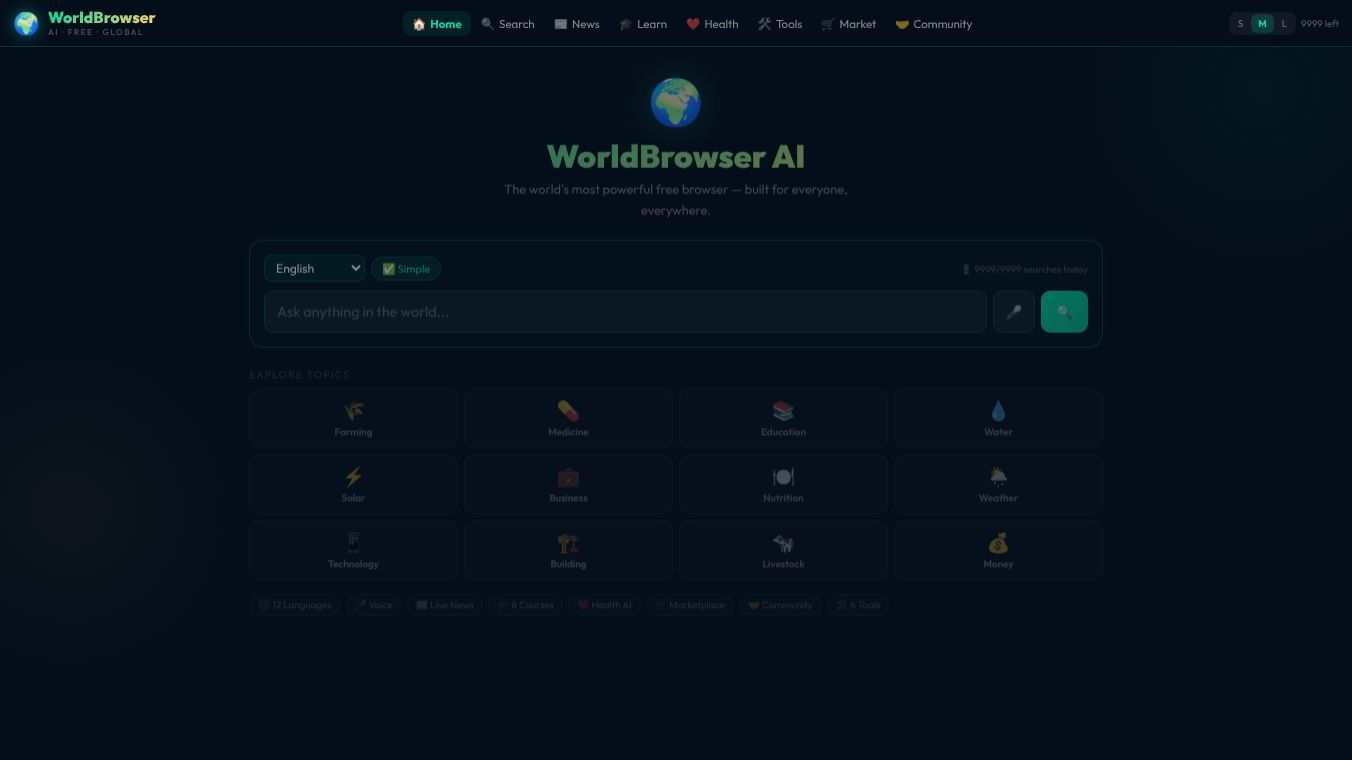 WorldBrowser AI