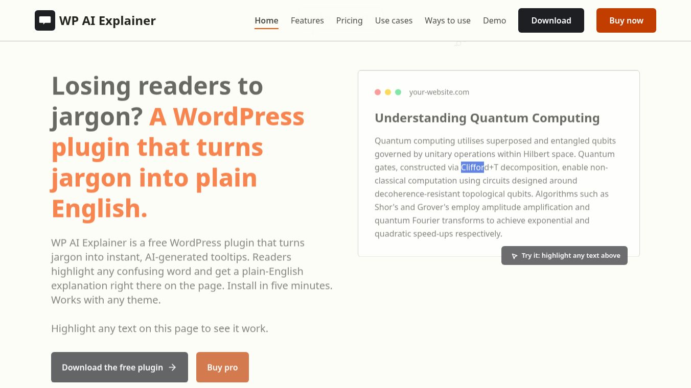 WP AI Explainer