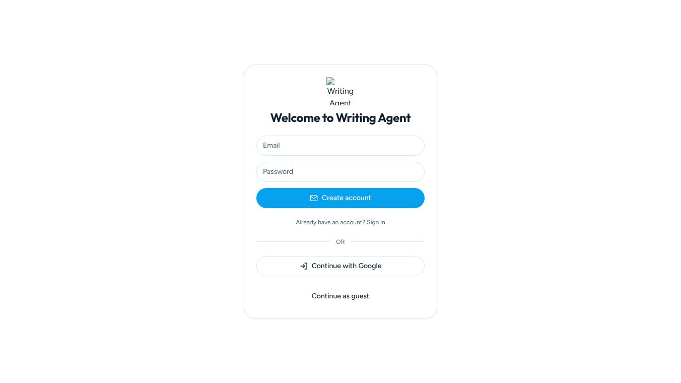 Writing Agent