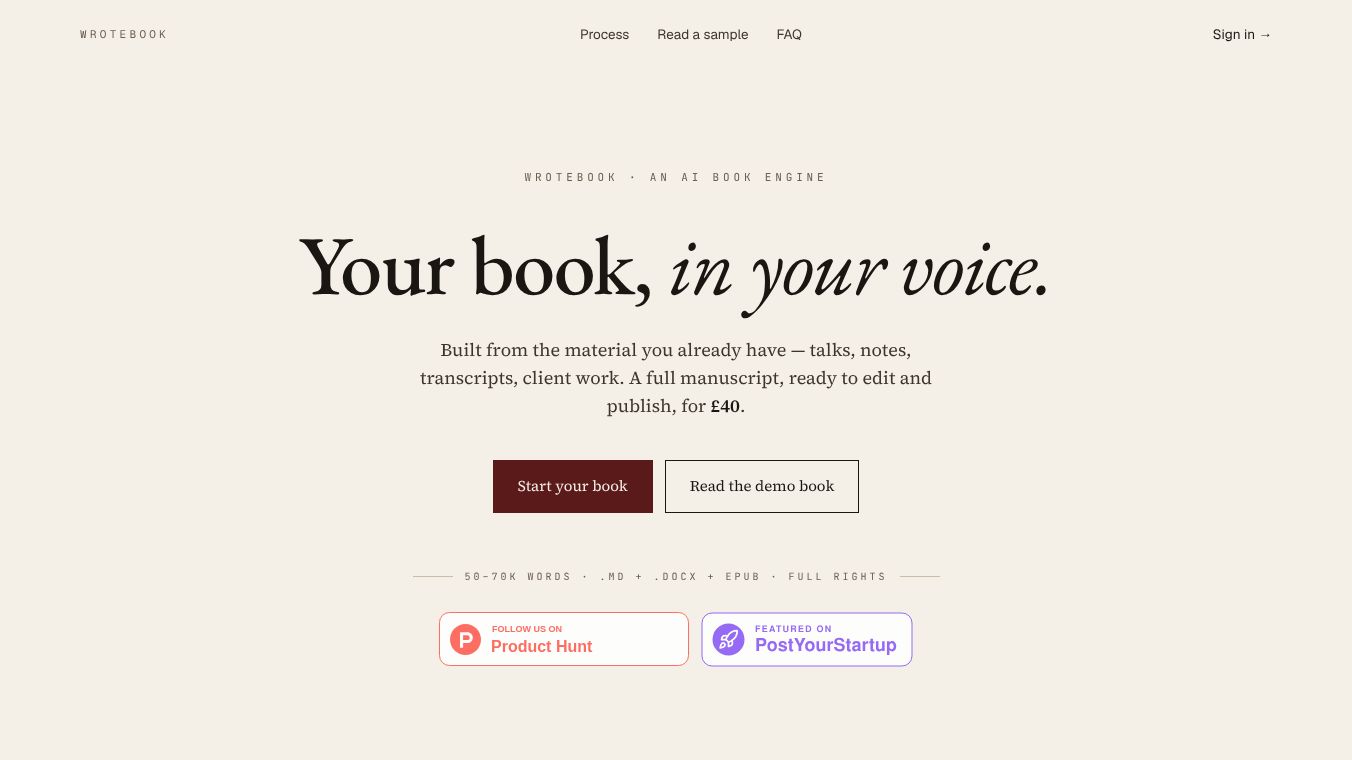 Wrotebook