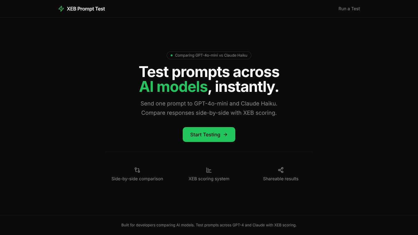 XEB Prompt Test