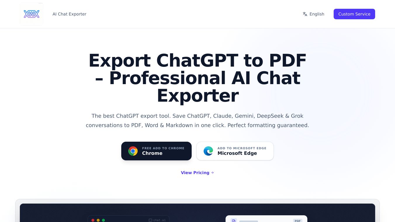 XWX AI Chat Exporter