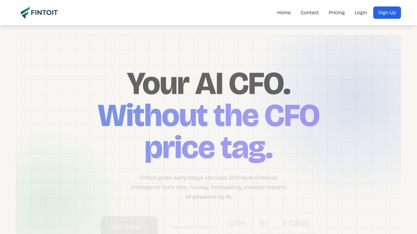 Your AI CFO. Without the CFO price tag.