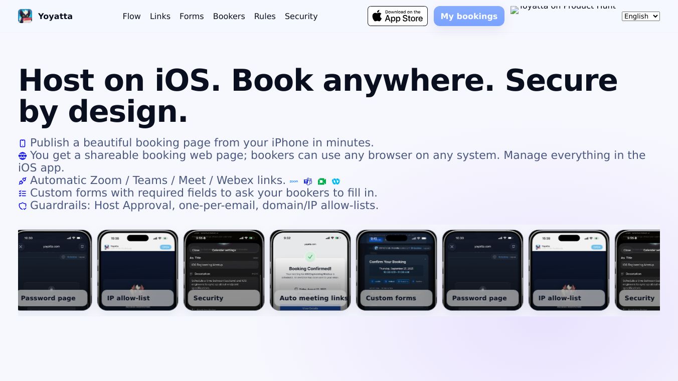 Yoyatta/BookU.ai - your scheduling page