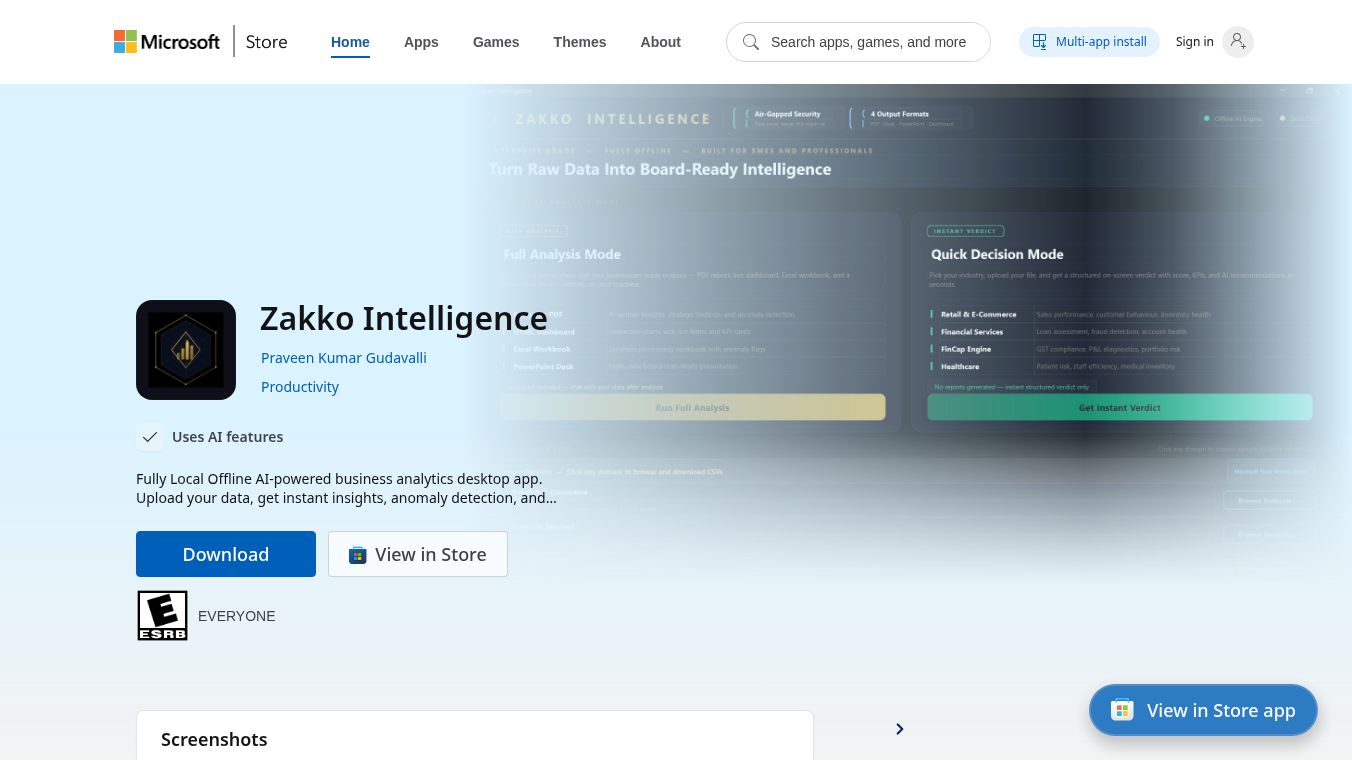 Zakko Intelligence