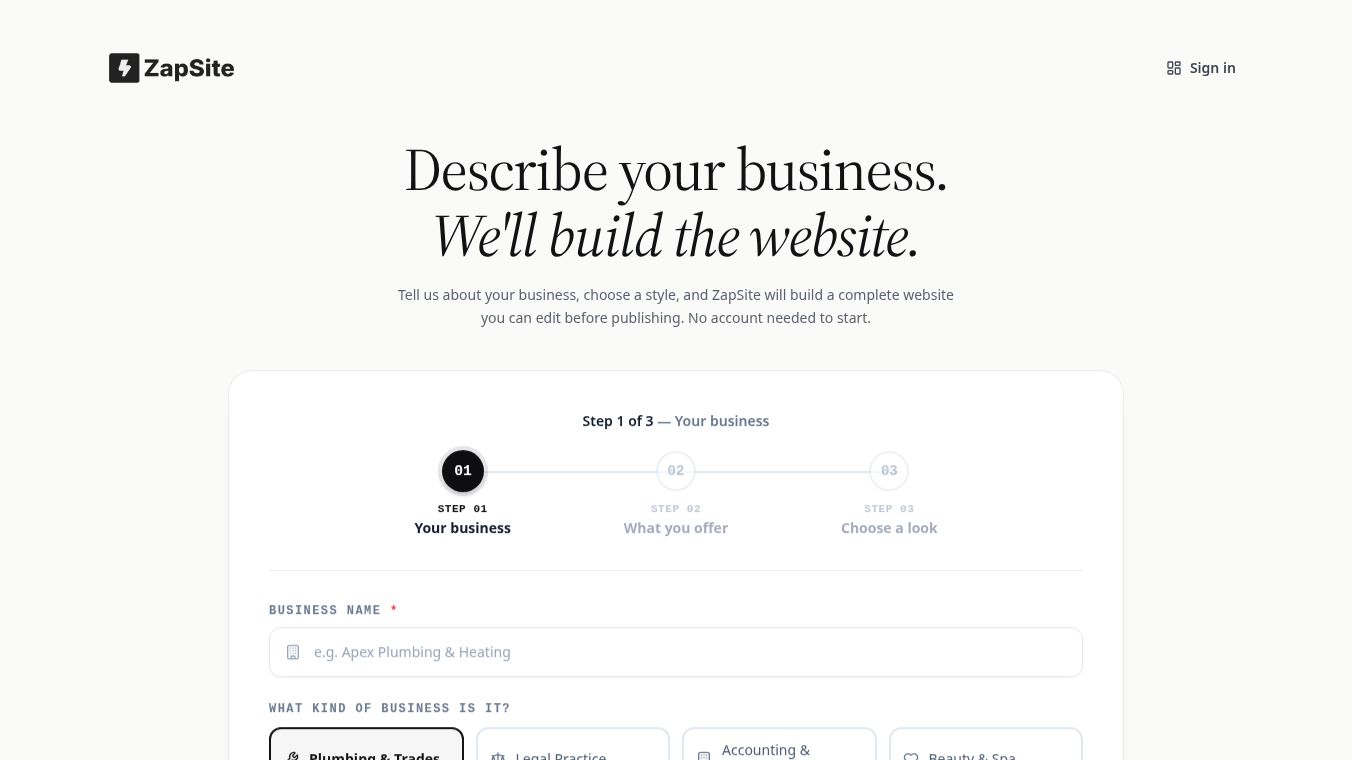 ZapSite