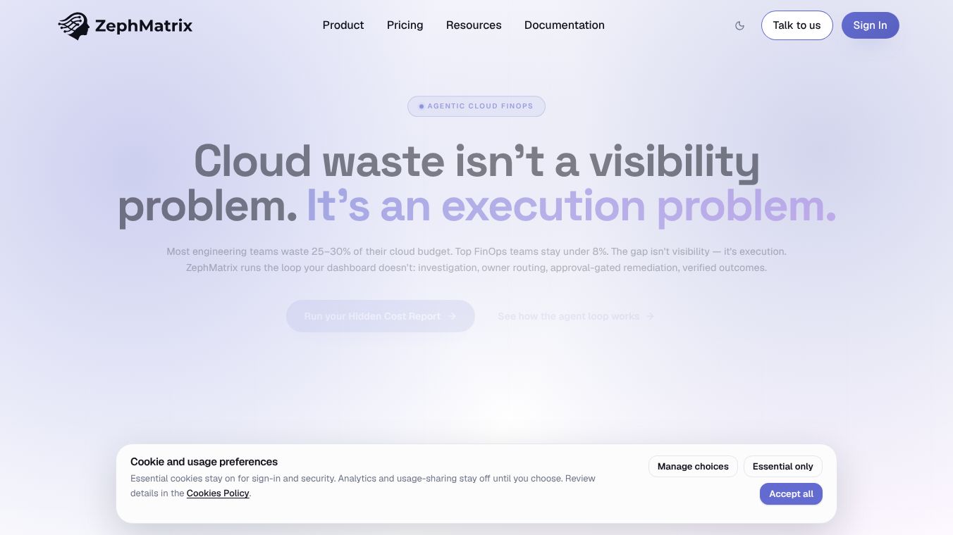 ZephMatrix — Agentic Cloud FinOps