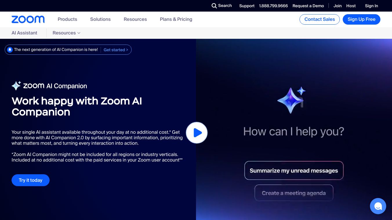 Zoom AI Companion 2.0