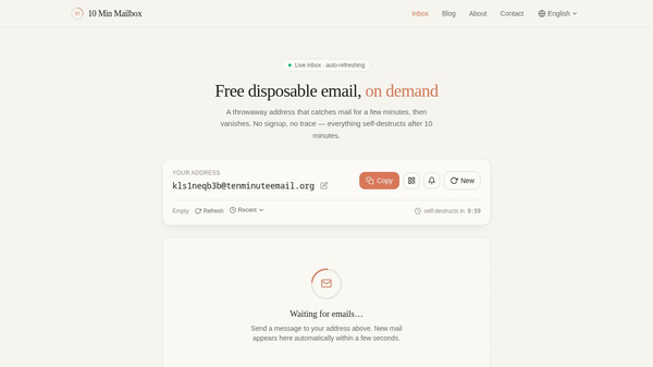 10 Min Mailbox