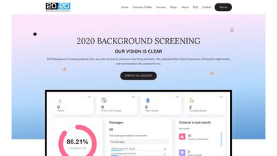 2020 Background Screening