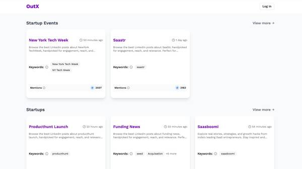 Social listening linkedin | OutX.ai