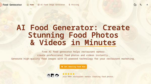 AI Food Generator