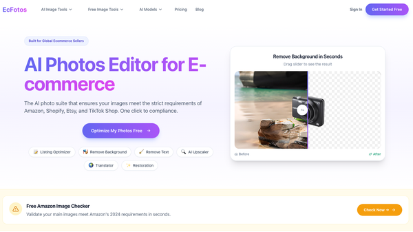ECFotos | AI Photos Editor for E-commerce