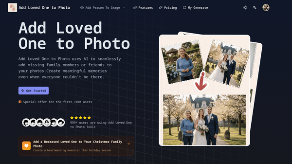 add loved one to photo
