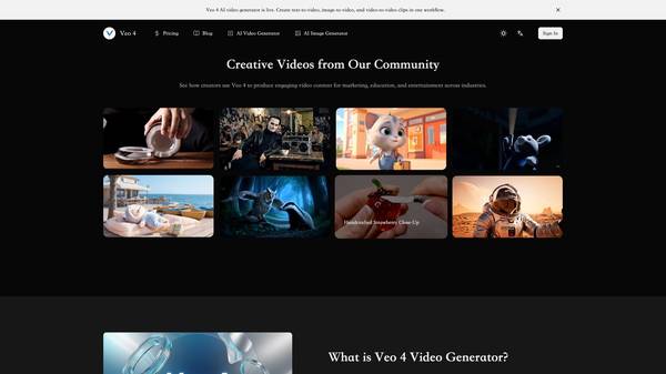 Veo 4 AI Video Generator