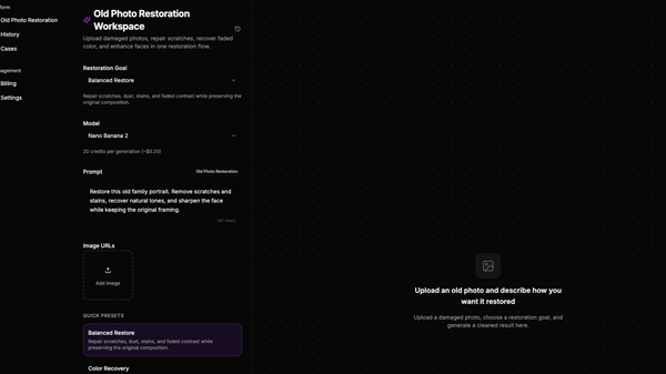 Old Photo Restoration Studio