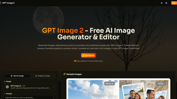 GPT Image 2 - Free AI Image Generator & Editor